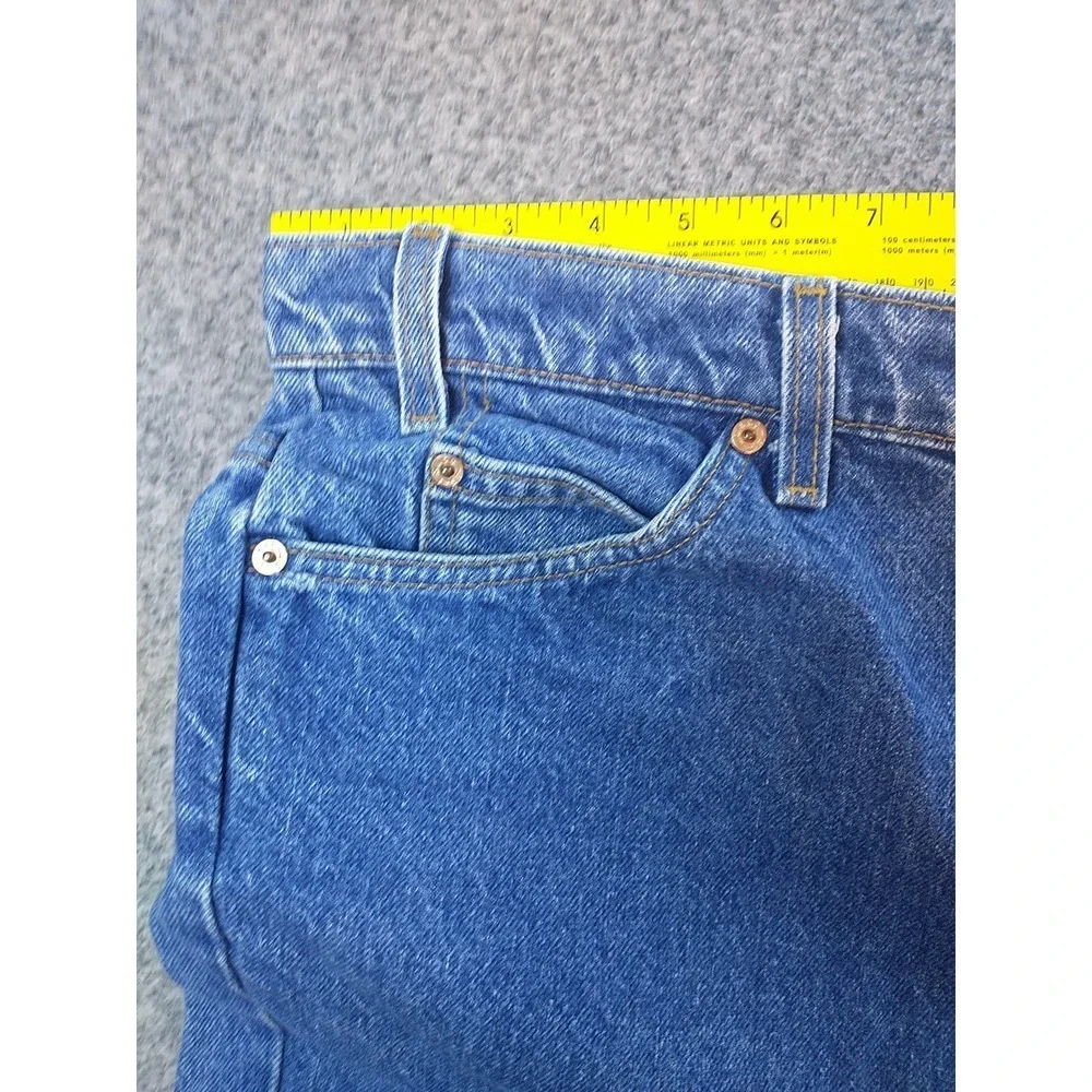 Levis 517 Orange Tab Mens 42x29 Medium Wash Blue Bootcut Jeans Vintage Made USA